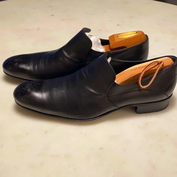 Reiss | Shoes | Reiss Mens Black Dress Loafers Brand New  display picture 1